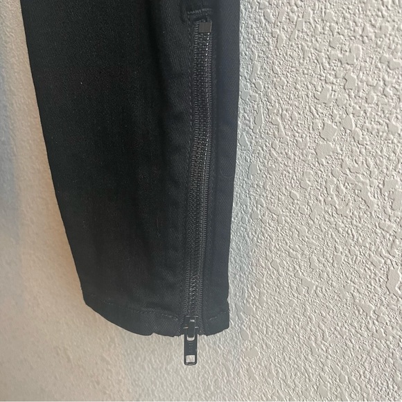 Current Elliott The Soho Stiletto Black Denim Skinny Jeans Zip Ankle 27 - Picture 11 of 11
